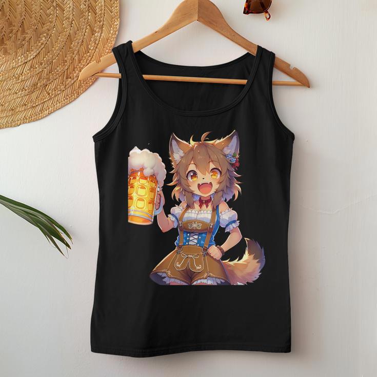 Anime Beer Festival Cat Beer Tank Top Frauen Lustige Geschenke