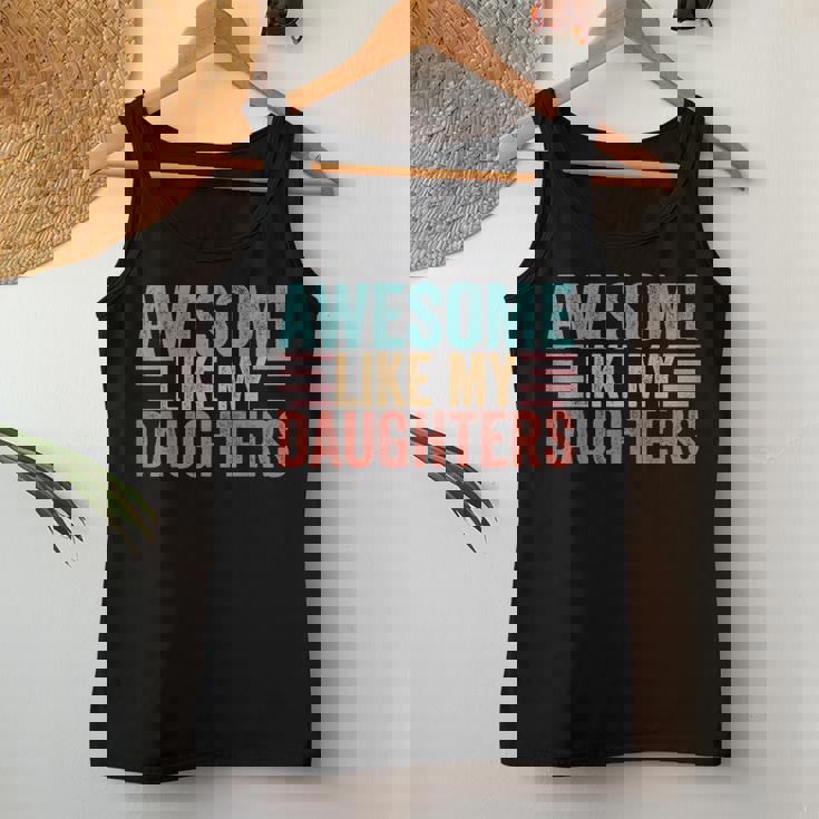 Awesome Like My Daughters Mom Dad Mother's Day Father's Day Women Tank Top Personalized Gifts