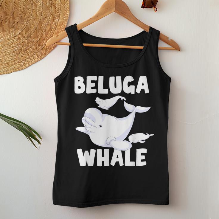 Beluga Whale Ocean Animal Lover Sea Animal Mammal Beluga Tank Top Frauen Lustige Geschenke