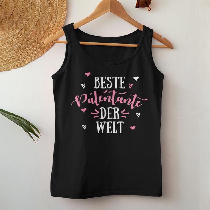 Beste Patentante Der Welt Aunt Tank Top Frauen Lustige Geschenke