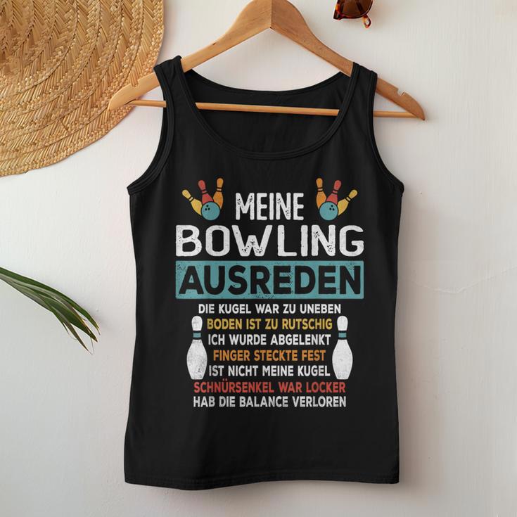 Bowling Women's Bowling Sayings Retro Bowling Tank Top Frauen Lustige Geschenke