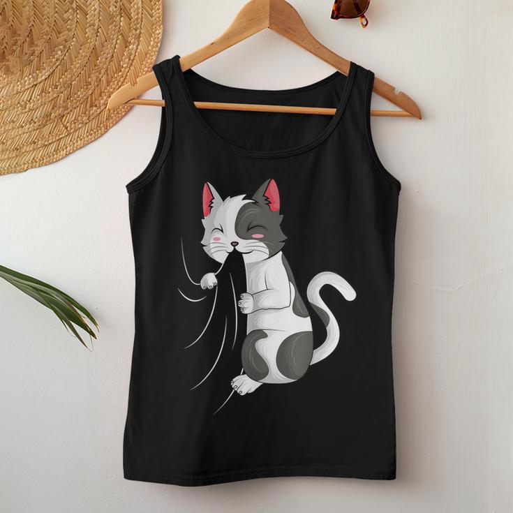 Cat Lovers Kitty Dueño Niñas Niños Es Camiseta sin mangas para mujer Regalos divertidos