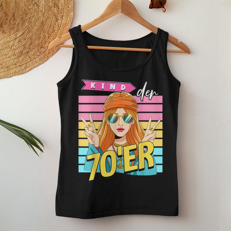 Child Of The 70S Woman Costume Tank Top Frauen Lustige Geschenke