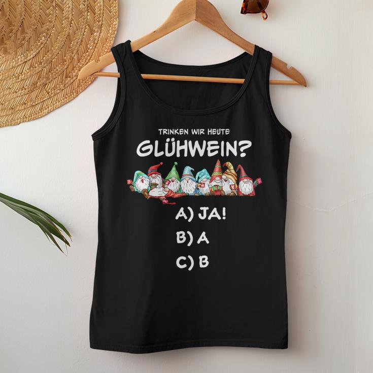 Christmas Mulled Wine Gnome Elf Christmas Market Tank Top Frauen Lustige Geschenke