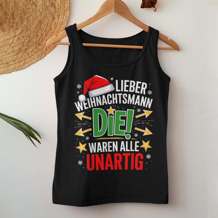 Christmas Santa Christmas Tank Top Frauen Lustige Geschenke