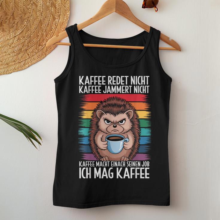 Coffee Talks Not Saying Christmas Fun Tank Top Frauen Lustige Geschenke