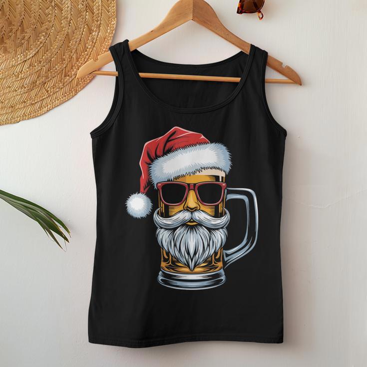 Cool Christmas Cool Santa Claus Beer Christmas Tank Top Frauen Lustige Geschenke