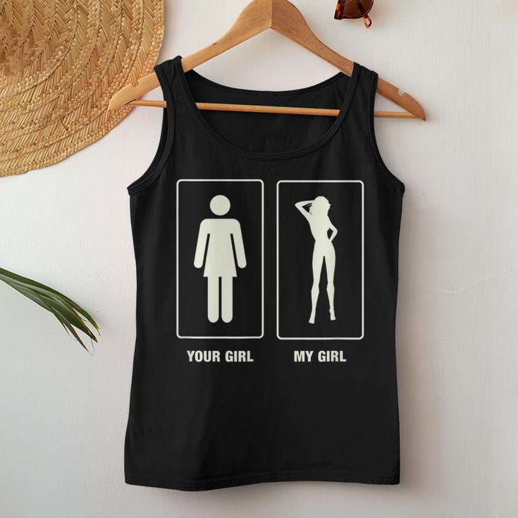 Cool Girlfriend Your Girl My Girl Tank Top Frauen Lustige Geschenke