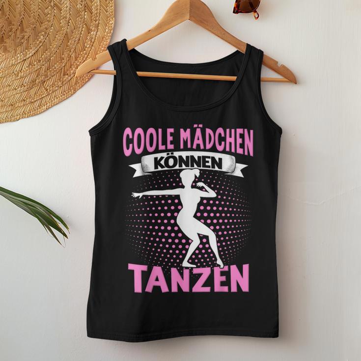 Coole Girlchen Kann Tanzen Dance Dance Sayings Dancer Tank Top Frauen Lustige Geschenke