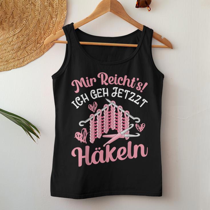 Crochet Knitting Saying Wool Needle Women's Tank Top Frauen Lustige Geschenke