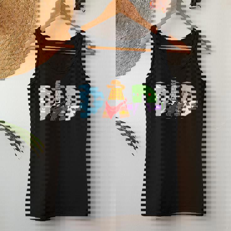 Dad And Mom Of The Birthday Boy Toy Family Decorations Women Tank Top Funny Gifts
