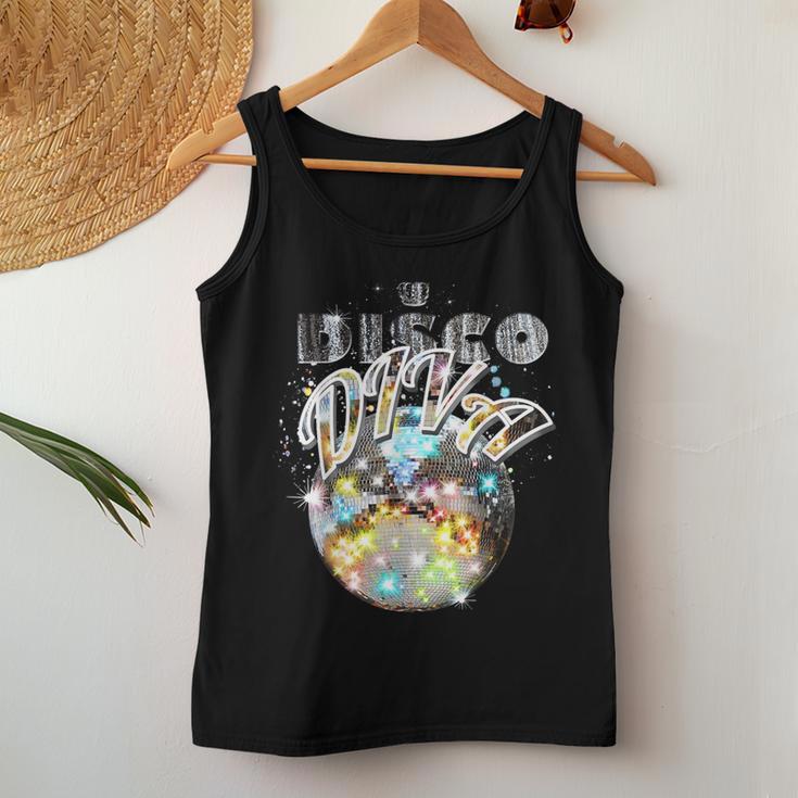 Disco Ball Disco Diva Queen 70S Retrointage Dancing Tank Top Frauen Lustige Geschenke