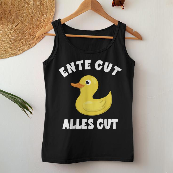 Duck Good Everything Good Squeaky Duck Yellow Duck Tank Top Frauen Lustige Geschenke