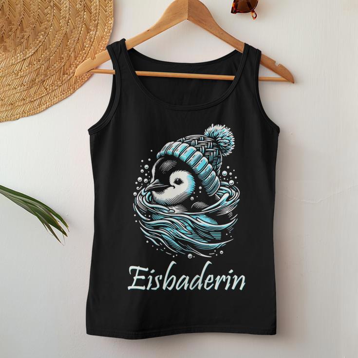 Eisbaderin Winter Swimming Penguin Women's Ice Bathing Tank Top Frauen Lustige Geschenke