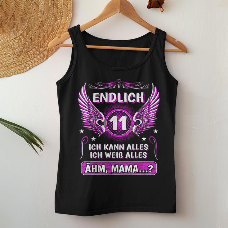 Endlich 11 Ähm Mama 11St Birthday Boy Girl Child S Tank Top Frauen Lustige Geschenke