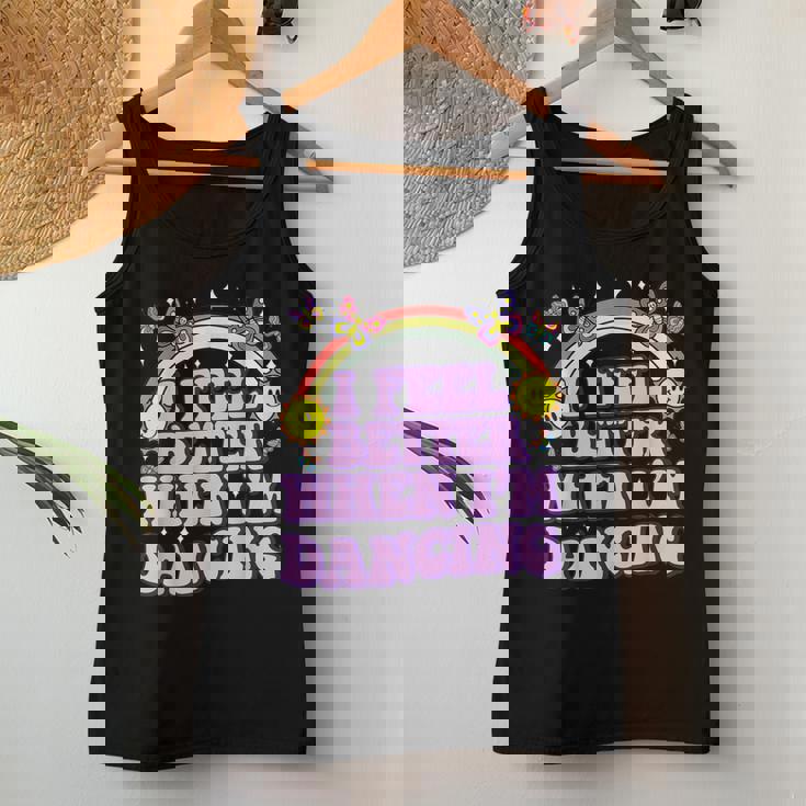 I Feel Better When I'm Dancing Ballet Dancer Girl Groovy Y2k Women Tank Top Personalized Gifts