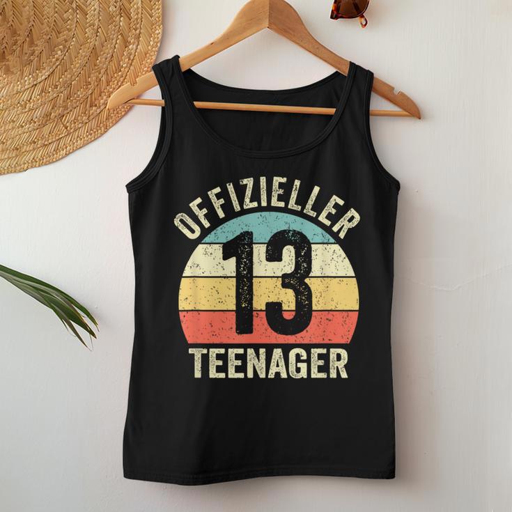 Finally 13Th Birthday Boy Girl Official Nager S Tank Top Frauen Lustige Geschenke