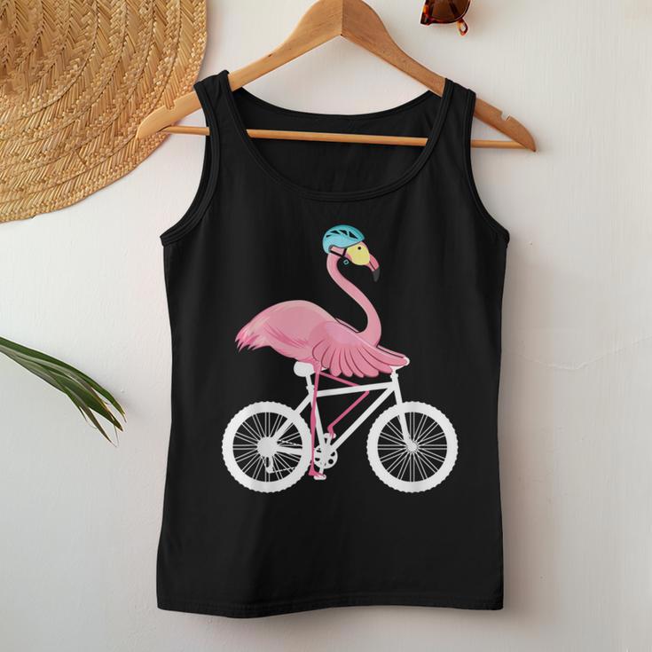 Flamingo Bicycle Bike Flamingo Tank Top Frauen Lustige Geschenke