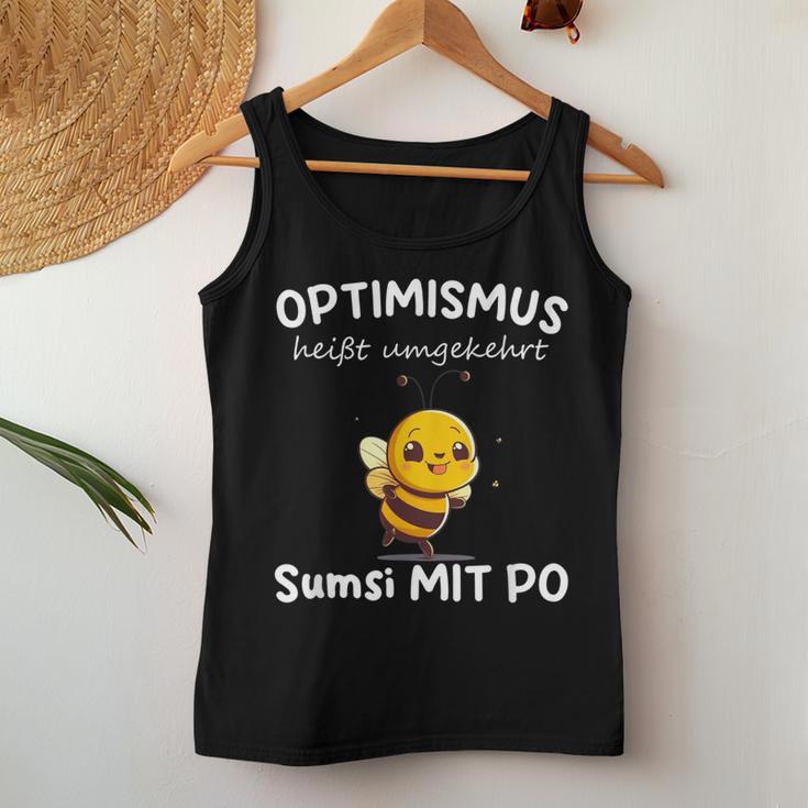 Sumsi Mit Po Optimism Bees Beekeepers Honey Tank Top Frauen Lustige Geschenke