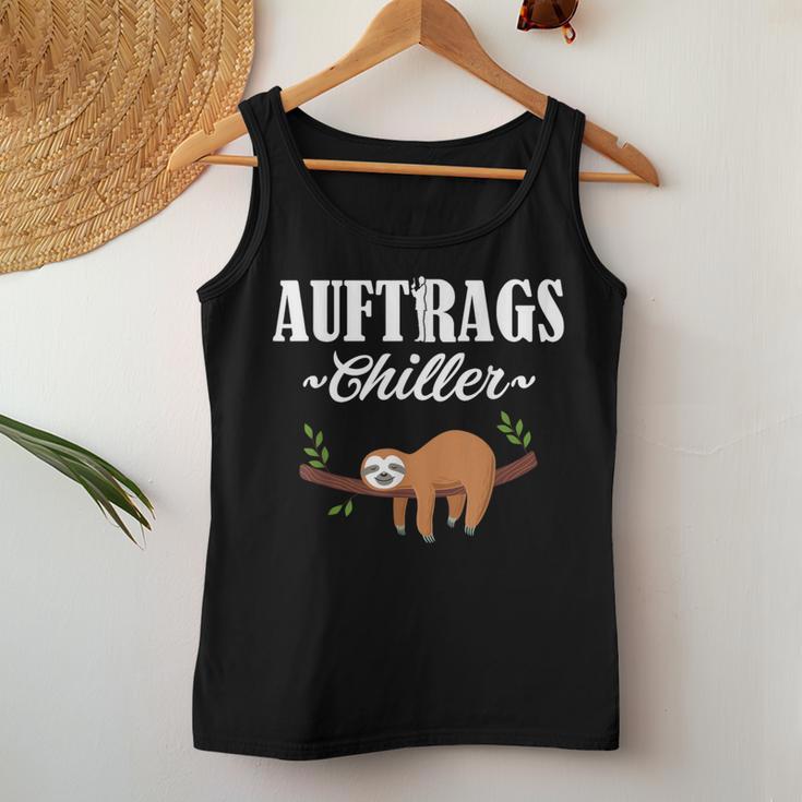 Task Chiller Relax Sloth Tank Top Frauen Lustige Geschenke