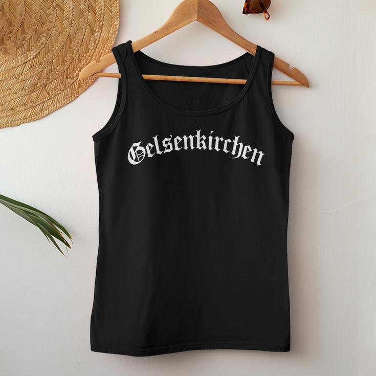 Gelsenkirchen Schalke Ruhrpott Women's Tank Top Frauen Lustige Geschenke