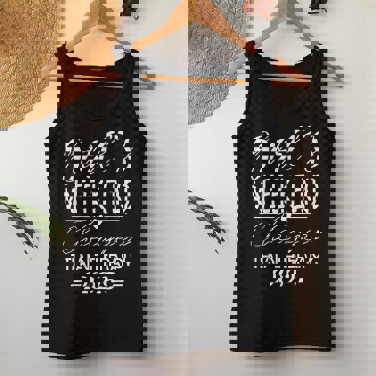 Girls Weekend 2025 Girls Trip 2025 Vacation Matching Women Tank Top Funny Gifts