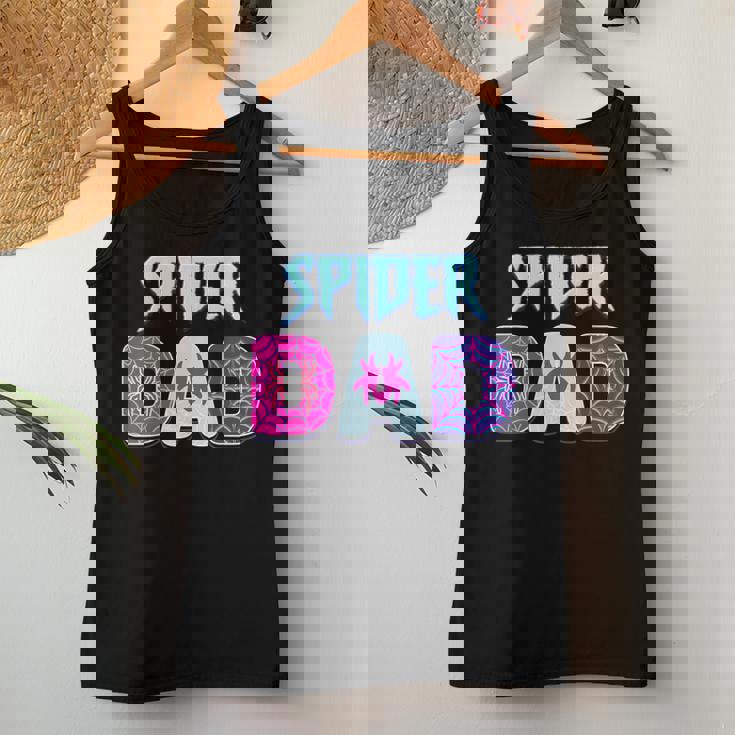 Groovy Spider Dad Matching Family Birthday Girl Party Women Tank Top Funny Gifts