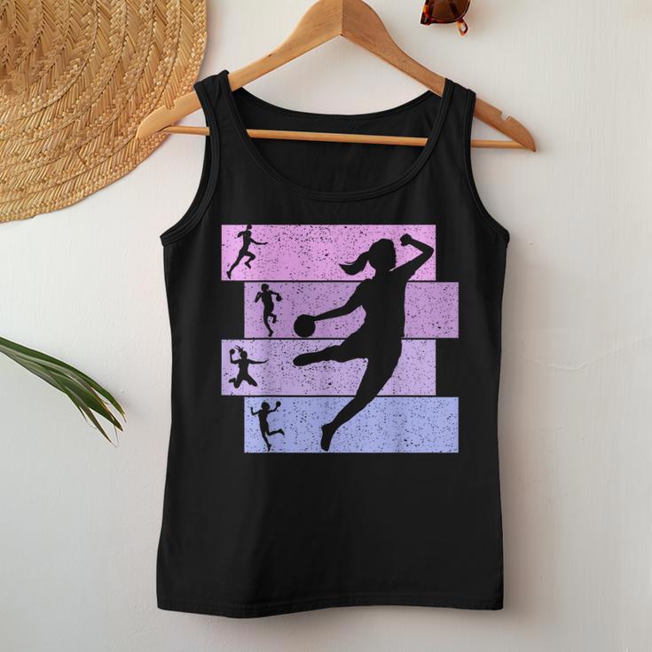 Handball Girl's Handballer Women's Children's Tank Top Frauen Lustige Geschenke