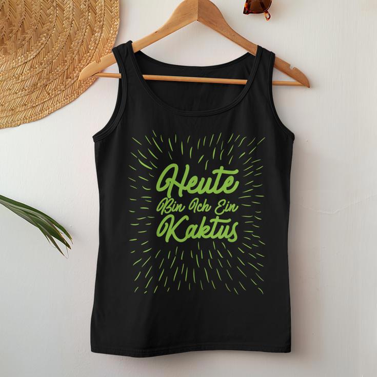 Heute Bin Ich Kaktus Carnival Costume Women Tank Top Frauen Lustige Geschenke