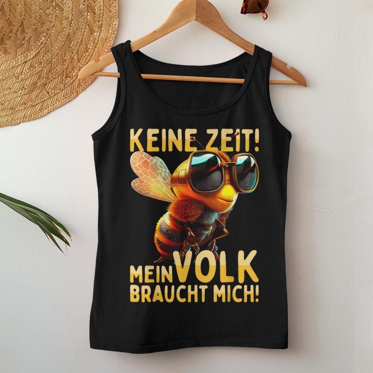 Keine Zeit Meinolk Braucht Mich Beekeeper Tank Top Frauen Lustige Geschenke