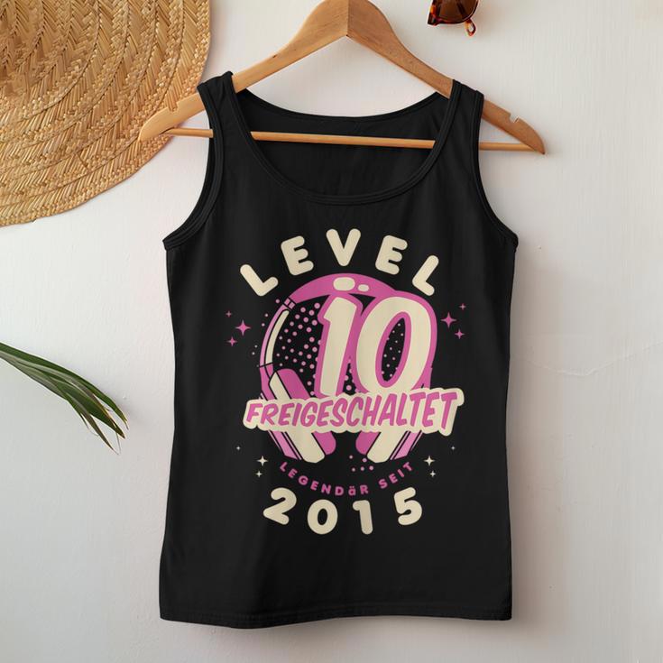 Level 10 Years Girl's Birthday Gamer Girl Gamer 2015 Tank Top Frauen Lustige Geschenke