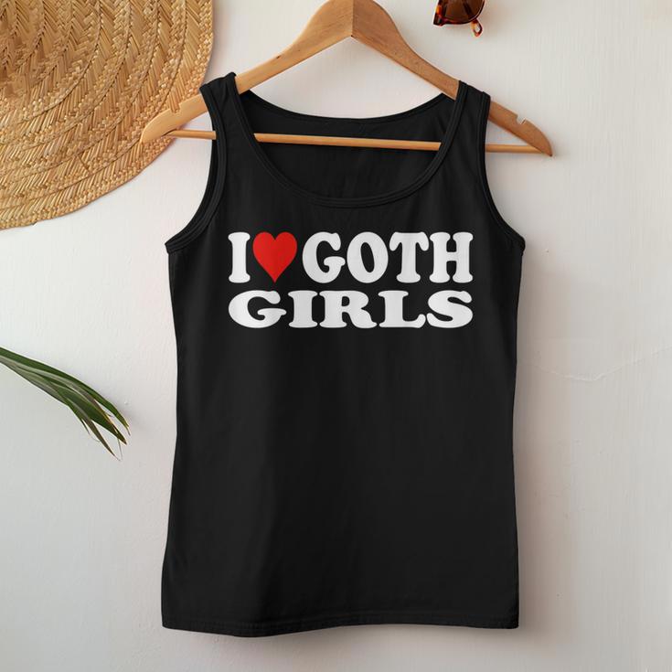 I Love Goth Girls I Heart Goth Girls Tank Top Frauen Lustige Geschenke