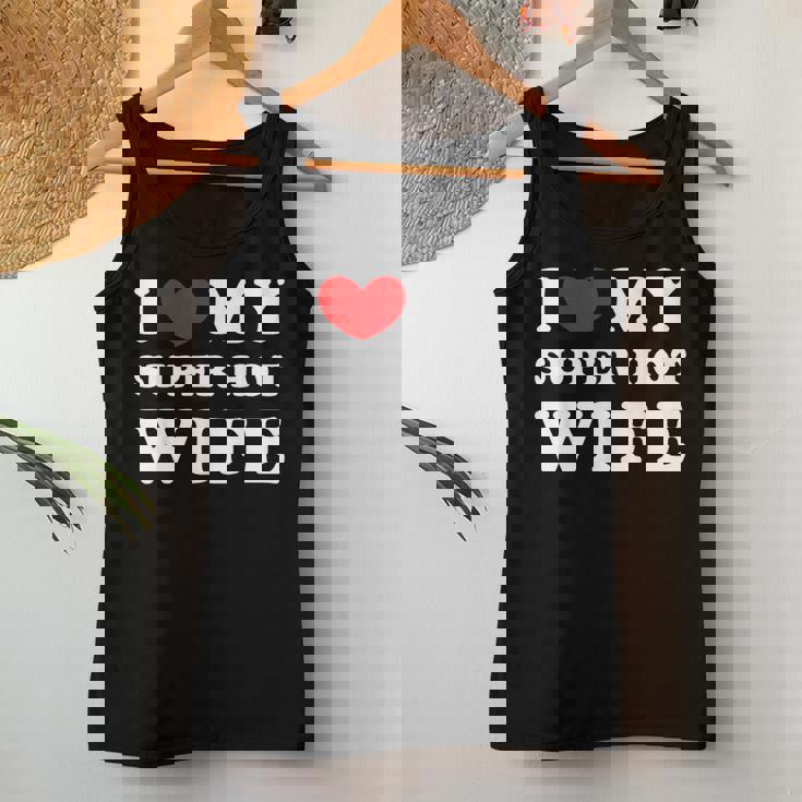 I Love My Super Hot Wife Ich Liebe Meine Superheiße Frau Tank Top Frauen Lustige Geschenke