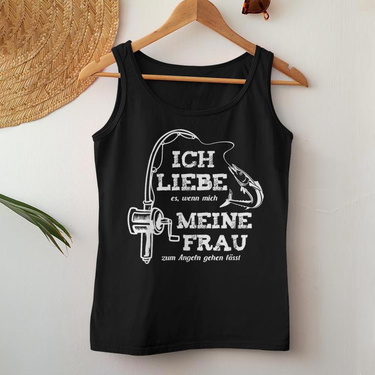 I Love My Wife Fishing Fishing Tank Top Frauen Lustige Geschenke