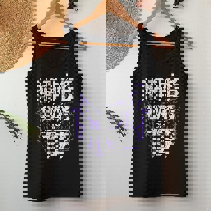 Mami's Always On Top Mother's Day Family Women Tank Top Personalized Gifts
