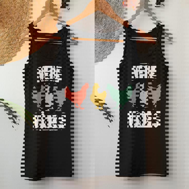 Meine Mädels Chicken Humourintage Tank Top Frauen Lustige Geschenke