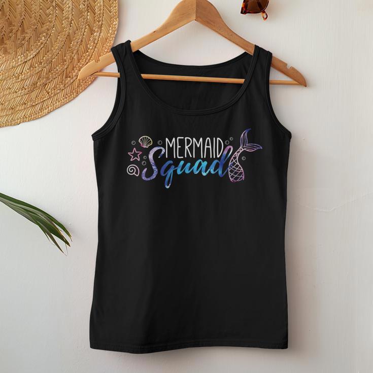 Mermaid Squad Mermaid Girls Birthday Party Tank Top Frauen Lustige Geschenke