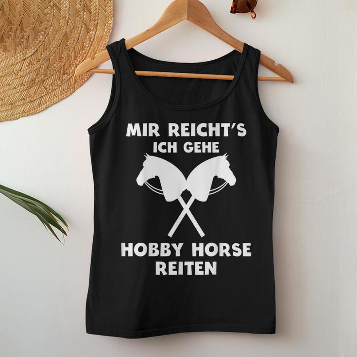 Mir Reicht's Ich Gehe Hobby Horse Riding S Tank Top Frauen Lustige Geschenke