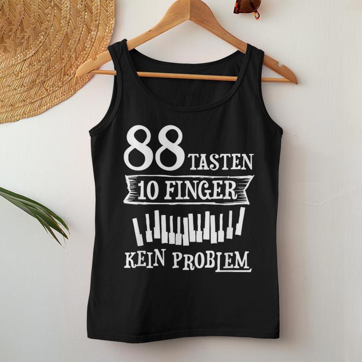 Musician 88 Keys 10 Finger Pianist Piano Teacher Tank Top Frauen Lustige Geschenke