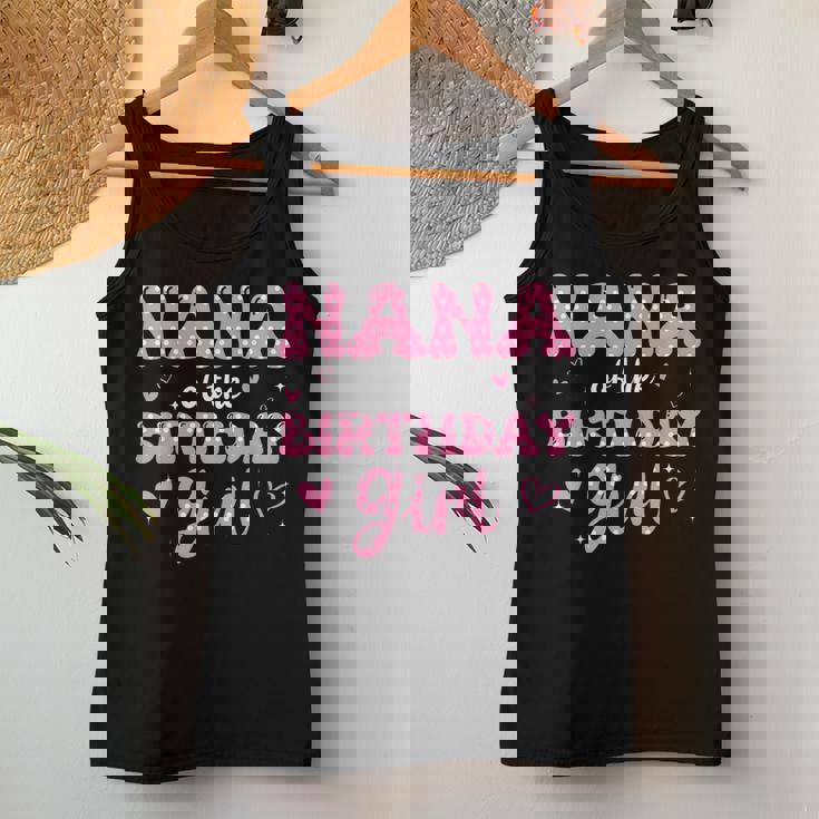 Nana Of The Birthday Pink Girl Matching Family Women Tank Top Unique Gifts
