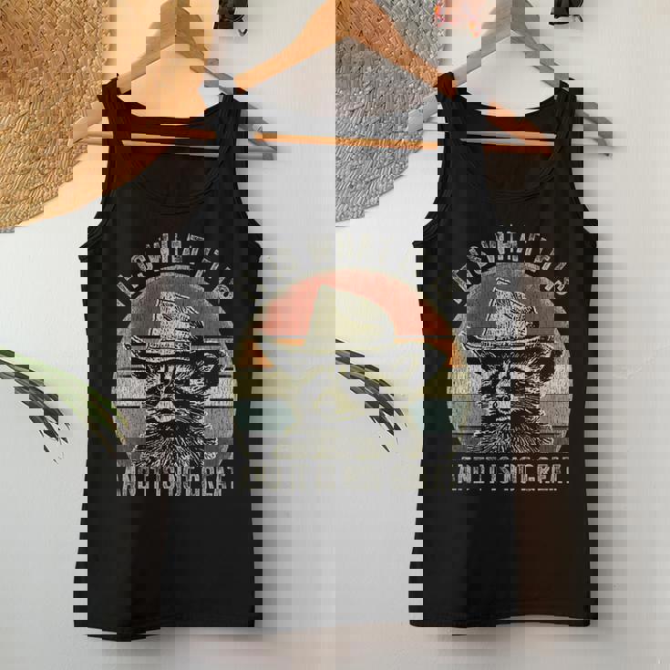 It Is What It Is And It Is Not Great Raccoon Trash Panda Women Tank Top Unique Gifts