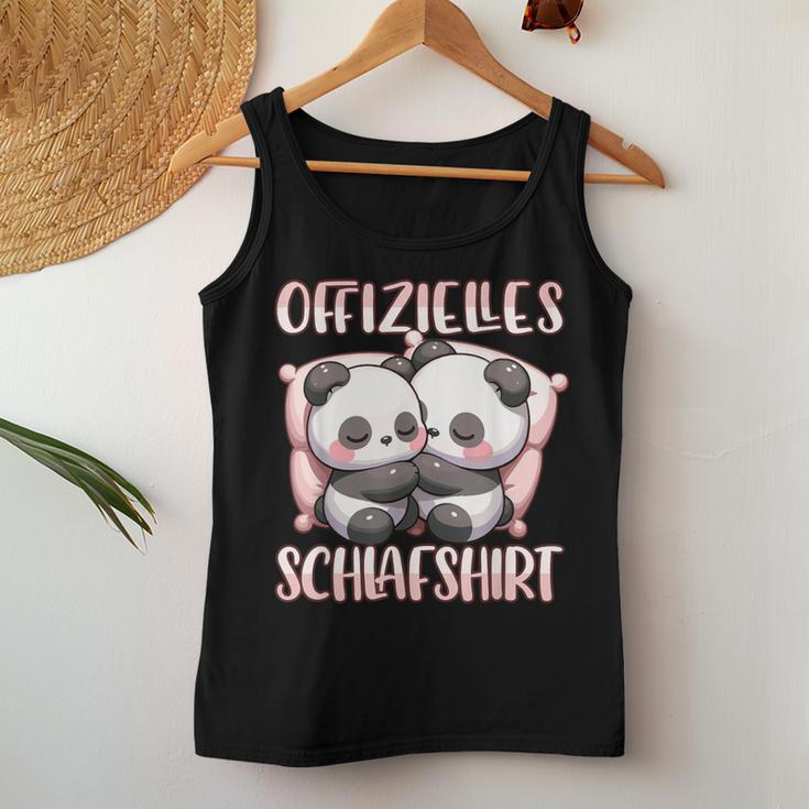 Official Sleep Panda Night Girls Sleeping Tank Top Frauen Lustige Geschenke