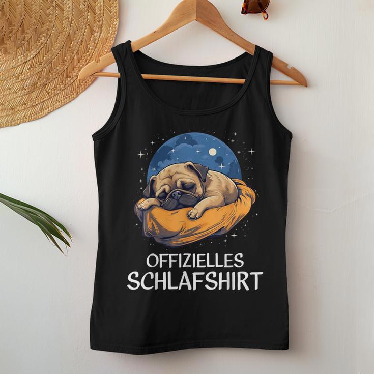 Official Sleep Pug Nightdress Pyjamas Men Tank Top Frauen Lustige Geschenke