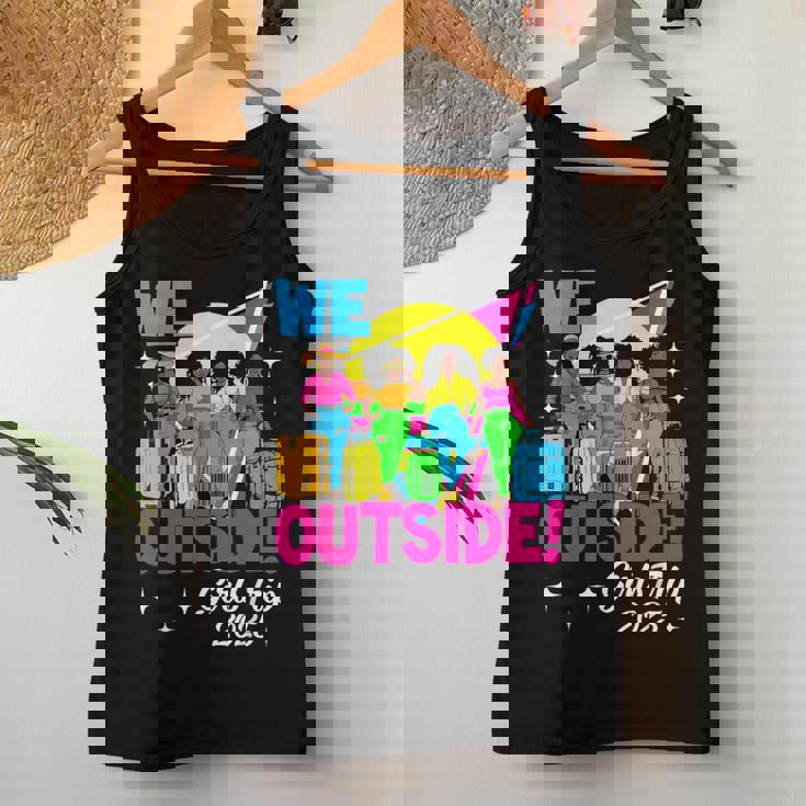 We Outside Girls Trip 2025 Afro Girls Black Together Women Tank Top Funny Gifts