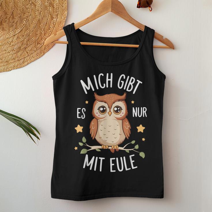 With Owl Tank Top Frauen Lustige Geschenke