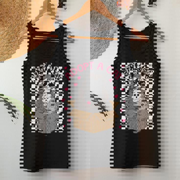 Possum & Raccoon Cat Rescue Squad Tank Top | Whimsical Women’s Tee Unique Gifts