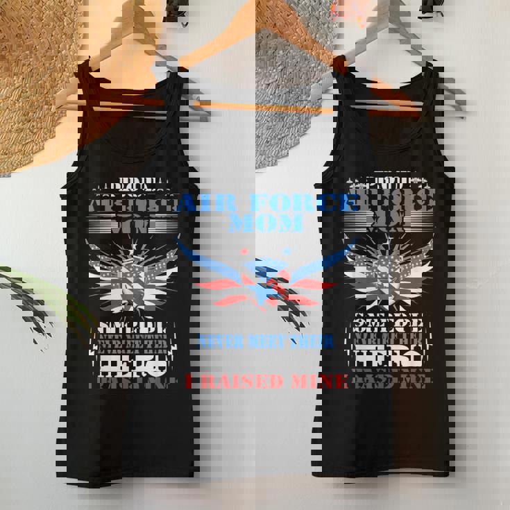 Proud Air Force Mom I Raised Mine Military Mother Women Tank Top Unique Gifts