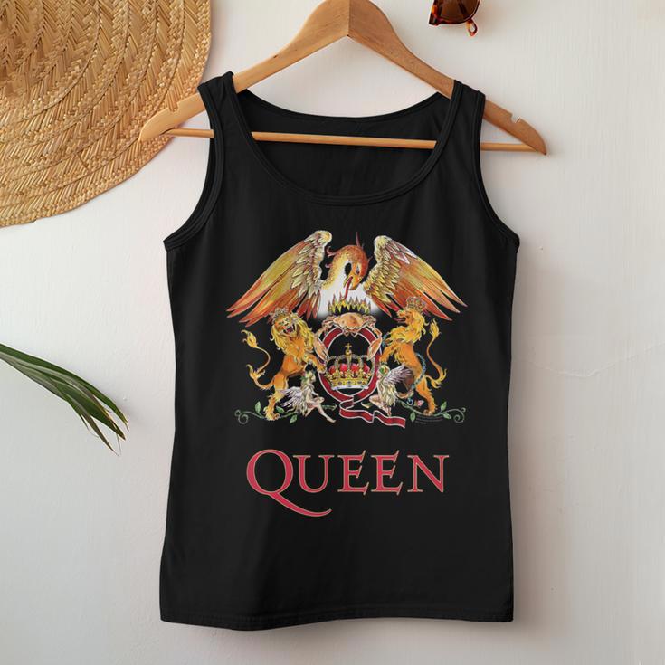 Queen Rock Music Band Logo By Rock Off Tank Top Frauen Lustige Geschenke