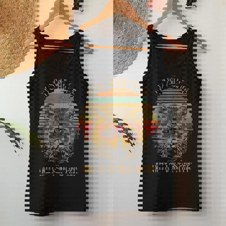 Raccoon Cartoon Unisex Tank Top - Fun Trash Panda Design Unique Gifts