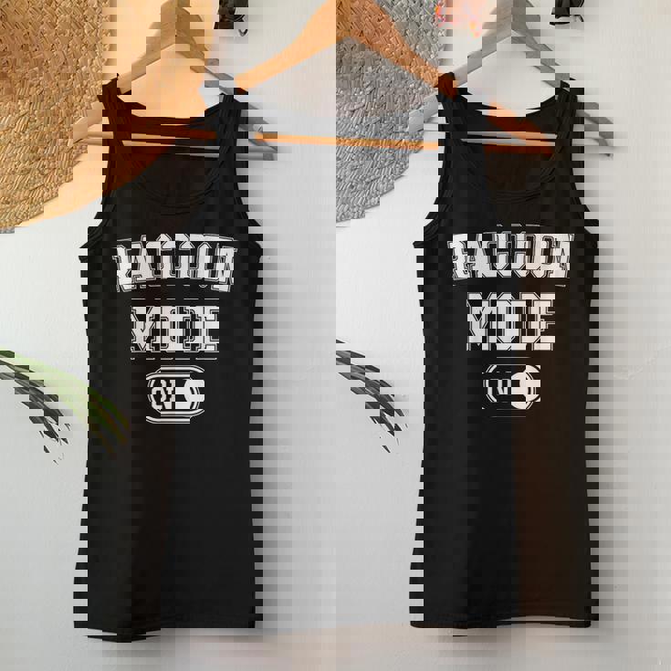 Raccoon Mode On Costume Trash Panda Animal Lover Women Tank Top Unique Gifts